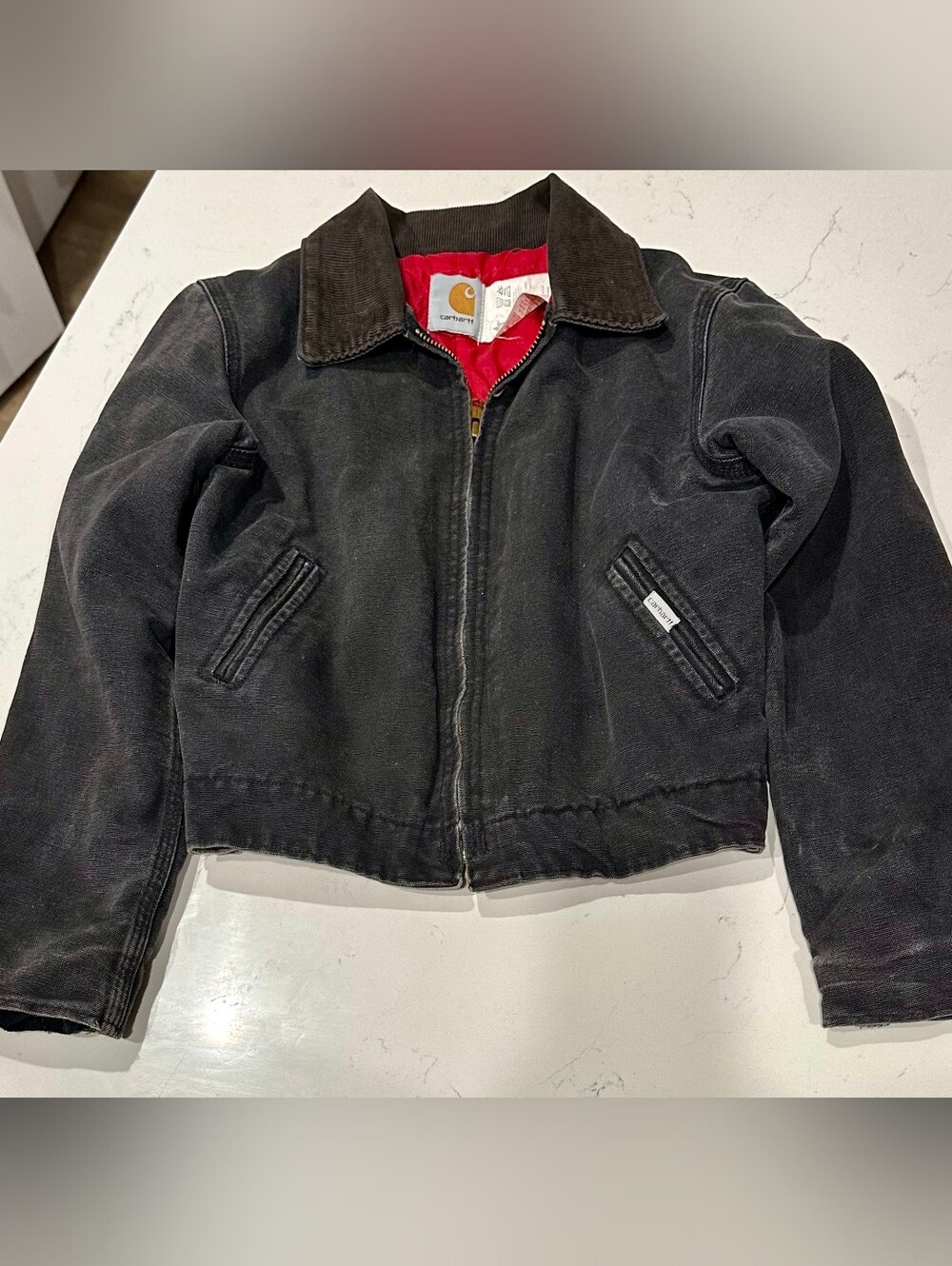 Vintage Carhartt Youth Detroit Jacket (Style JQ605 or YYJ97) Sz 12